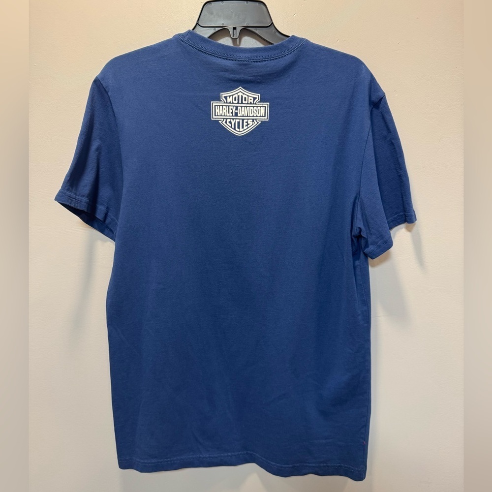 Harley-Davidson wounded warrior project Blue Graphic T-Shirt - Picture 6 of 10